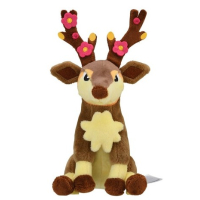 Authentic Pokemon Center Plush Pokemon fit Sawsbuck Spring 17cm 